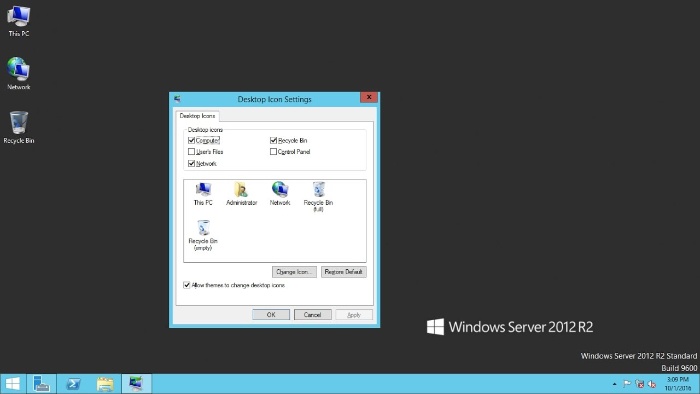 Windows Server 2012 r2 Standard