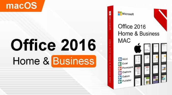 Office 2016 Home And Business Cho Mac