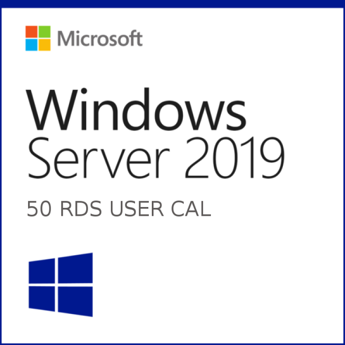 Windows Server 2019 Remote Desktop Services 50 USER Connections