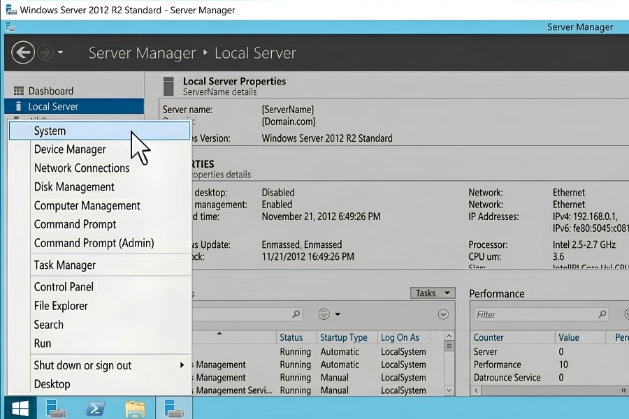 Kích Hoạt Phần Mềm Windows Server 2012 r2 Standard
