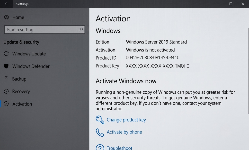 Phần Mềm Windows Server 2019 Standard