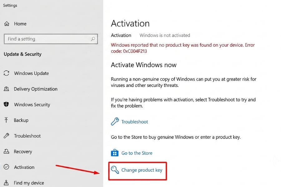 Kích hoạt Windows 10 Home