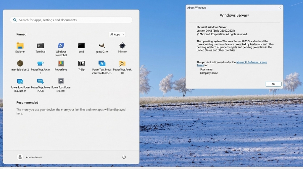 Phần Mềm Windows Server 2025 Standard
