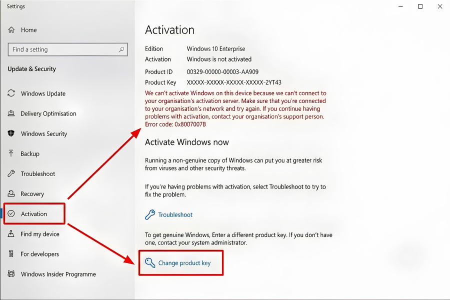 kích hoạt Windows 10 Enterprise 