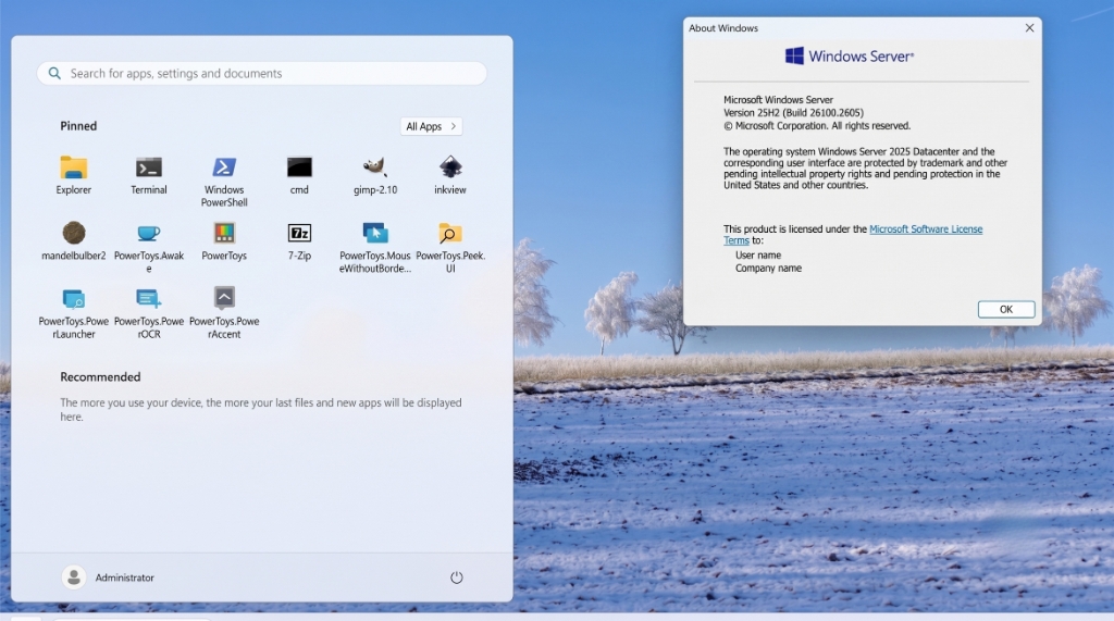 Phần Mềm Windows Server 2025 Datacenter