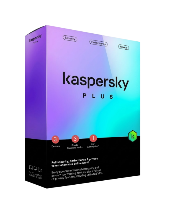 Phần mềm Kaspersky Plus 1 Thiết Bị 1 Năm