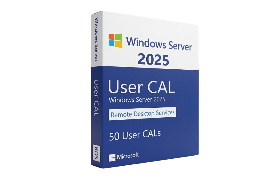 Phần Mềm Windows Server 2025 RDS user connections (50) cal